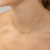 Choker Robust banhada em ouro