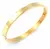 Bracelete Glatte dourado - Aço inoxidável - comprar online