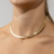 Choker aro com detalhe fosco