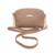 Bolsa fashion Vegas couro Nude com metais dourados - comprar online