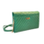 Bolsa Clutch em couro verde bandeira - comprar online