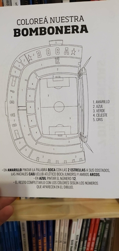Vamos a colorear - La Bombonera en internet