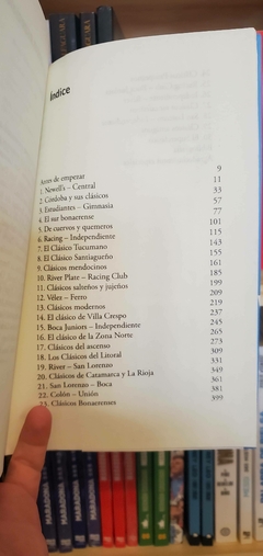 CLÁSICOS - PASADO Y PRESENTE DE LAS GRANDES RIVALIDADES DEL FÚTBOL ARGENTINO UNA HISTORIA DE COLECCIÓN - comprar online