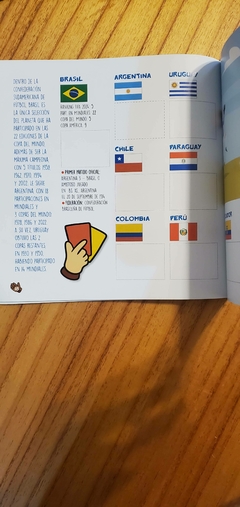 Busca, encuentra y pega - Stickers de las selecciones de fútbol del mundo - Fue Penal