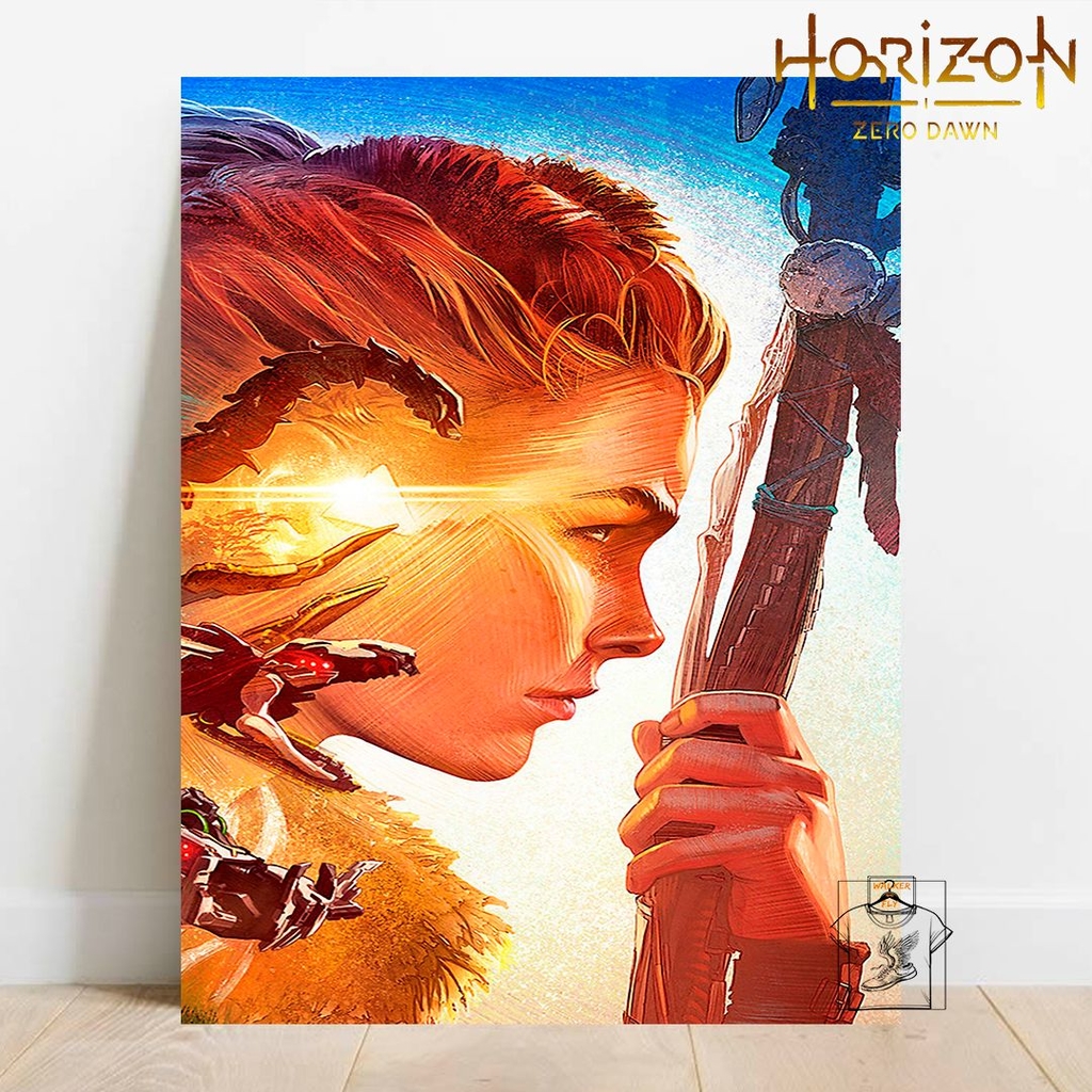 Quadro Decorativo MDF Horizon zero Dawn Wallpaper