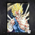 Placa Metalica Dragon Ball Quadro de metal Dragon Ball Goku DBZ - walker and fly - artigos de animes e games