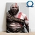 Placa decorativa God of War na internet