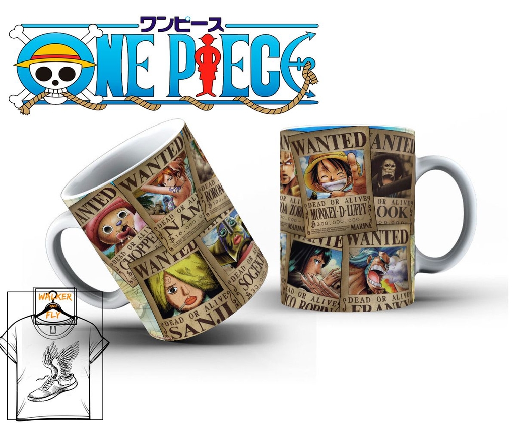 Caneca Personalizada Anime One Piece Personagens