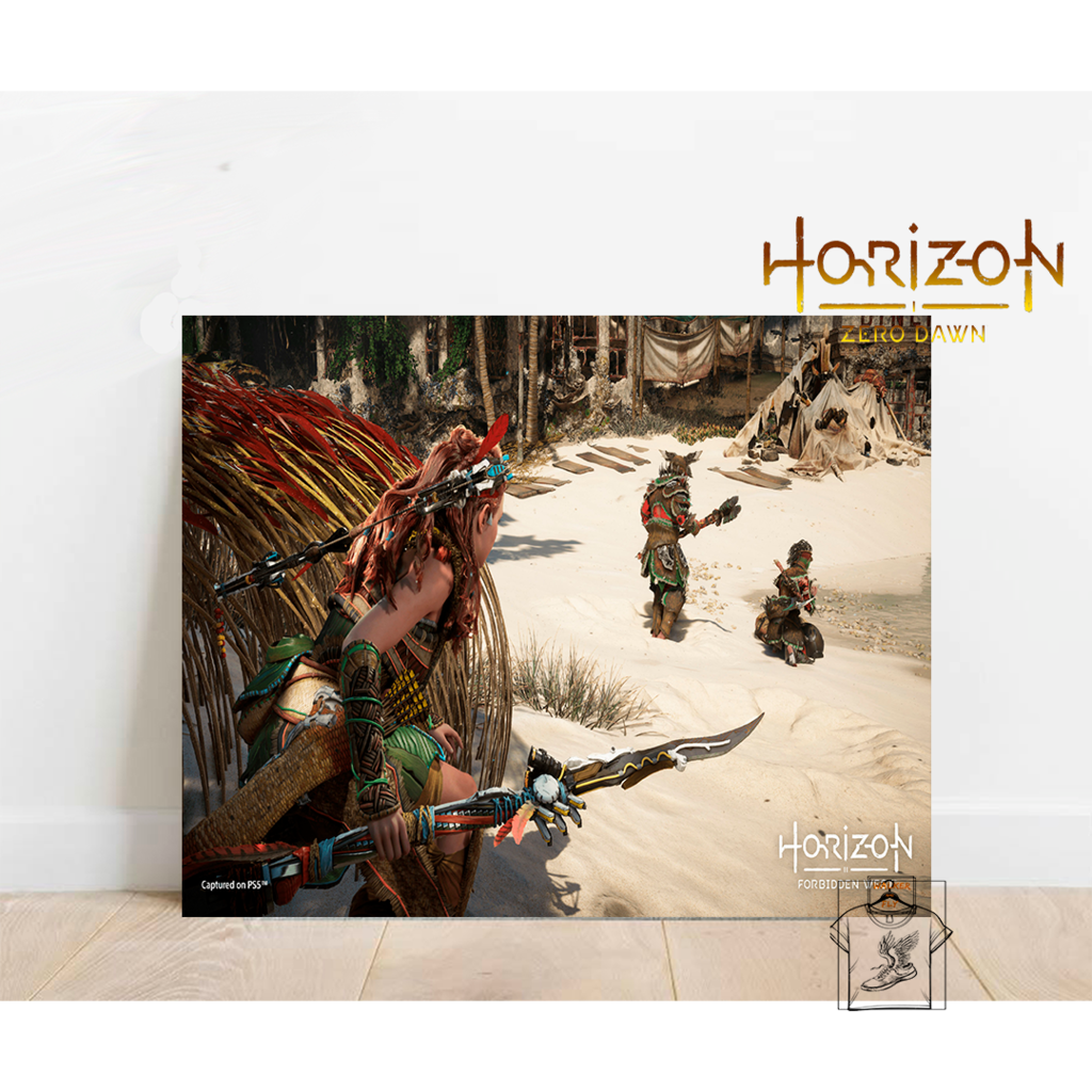 Quadro Decorativo MDF Horizon zero Dawn Wallpaper