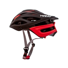 CASCO KANY ROUTE - TALLE M - NEGRO Y ROJO MATE - comprar online