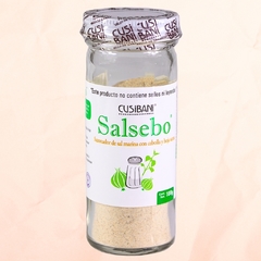 Sazonador de sal de mar con cebolla, hoja santa (Salsebo)