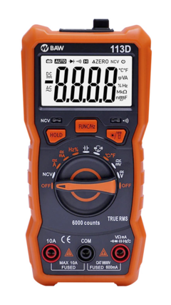 RM113D Multímetro autorrango TRMS