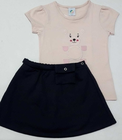 CONJUNTO FEMININO BLUSA E SHORTS SAIA ALENICE na internet