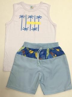 CONJUNTO MASCULINO REGATA E BERMURDA ALENICE - comprar online