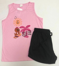 CONJUNTO FEMININO REGATA E SHORTS ALENICE - comprar online