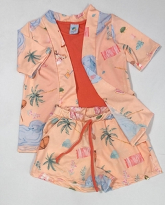 TRIJUNTO REGATA + KIMONO + SHORTS ALENICE na internet