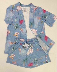 TRIJUNTO REGATA + KIMONO + SHORTS ALENICE - comprar online