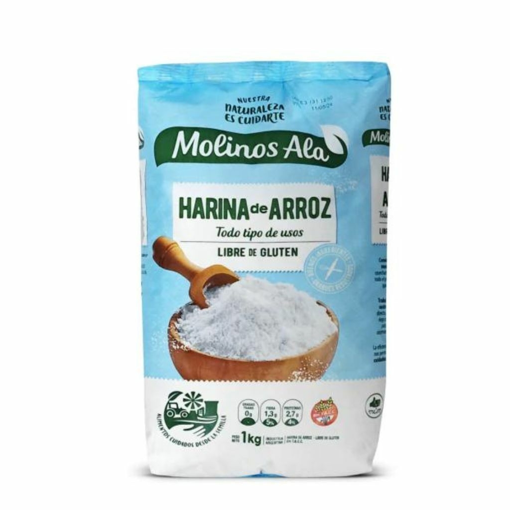 HARINA DE ARROZ - Libre de gluten 800G