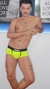 CUECA BOXER AMARELO NEON