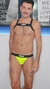 KIT CUECA JOCK-STRAP + HARNESS AMARELO NEON - comprar online