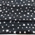 Plush Negro estrellas blancas