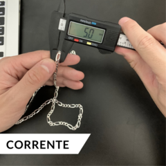 Corrente 3x1 Prata Legítima 925 Pingente de Cruz + Pulseira - loja online