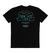 Camiseta Básica Fire Outline Blue (Preto) - Nollieflip Company