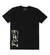 Camiseta Básica Fire Samurai Letter (Preto)