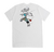 Camiseta Básica Fire X Skatelixos Flying With Spray (Offwhite) - Nollieflip Company