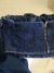 Cropped Jeans Ombro a Ombro - loja online