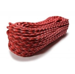 CORDA Dinâmica APEX 9,9mm X 60m CE/EN UIAA - CRANBERRY (vermelha, preta e branca) - DRY - MAXIM ROPES