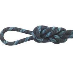 CORDA Dinâmica Glider 9,9mm x 60m CE/EN UIAA - MILKYWAY (preta, cinza e azul) - DRY - MAXIM ROPES