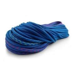 CORDA Dinâmica PLATINUM 9,8mm x 70m CE/EN UIAA - Azul (2X DRY, UNICORE, mudança na trama para marcações de meio e pontas) - MAXIM ROPES