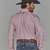 Camisa Allhunter Masculina Manga Longa Classic Fit Basica - Rosa