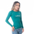 CAMISETA TERMICA UV50+ FEMININA TEXAS FARM - UVF006 - VERDE ESMERALDA no - comprar online