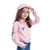 CAMISA BORDADA INFANTIL FEMININA - CAP002/INF ROSA BB/VERDE AGUA - comprar online