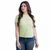 CAMISETA FEMININA TEXAS FARM - CF301 - VERDE LIMA/ ROSA CHICLETE