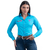 CAMISA COMPETIÇÃO FEMININA MANGA LONGA TEXAS FARM - CAP007 - AZUL BB