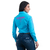 CAMISA COMPETIÇÃO FEMININA MANGA LONGA TEXAS FARM - CAP007 - AZUL BB - Moda Western - O Estilo Inspirado em Você | Countri Store