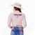 CAMISA BORDADA FEMININA MANGA LONGA TEXAS FARM - CAP007 ROSA BB na internet