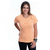 CAMISETA FEMININA TEXAS FARM - CF181 - PESSEGO