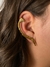 Brinco Ear Cuff Design Moderno Banho em Ouro 18k - Bali - comprar online