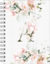 Planner 2024 - alfabeto floral rosa