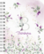 Caderno A5 - coleção alfabeto floral lavanda na internet