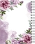 Agenda - floral roxa - comprar online