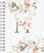 Agenda - alfabeto floral rosa - comprar online