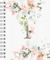 Planner 2024 - alfabeto floral rosa - comprar online