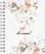 Planner 2024 - alfabeto floral rosa - comprar online