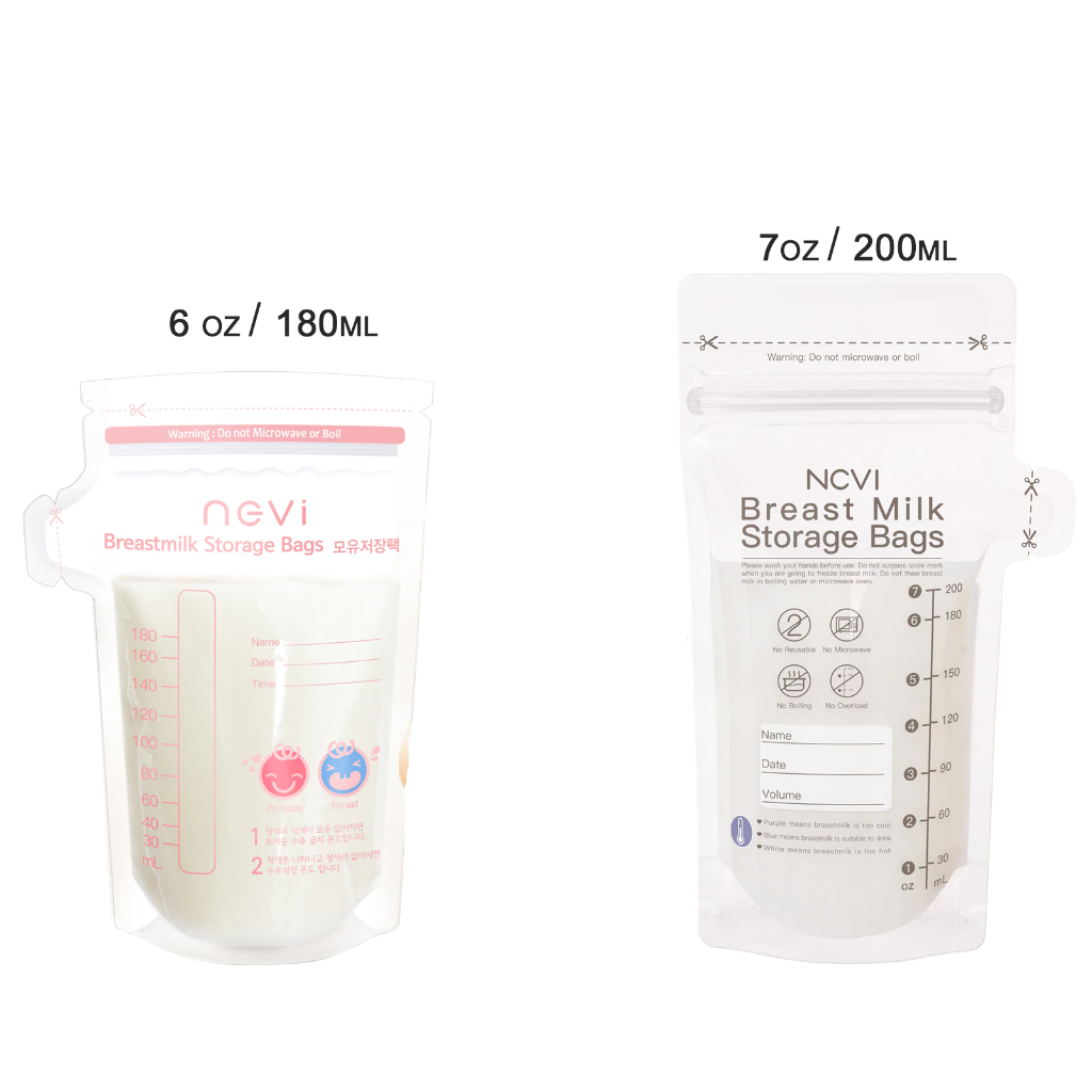 Sacos de armazenamento de leite materno 100 unidades Parents Choice Env  Grat