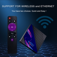 Novo h96 mini v8 núcleo 4k hd caixa de tv iptv android 10.0 wifi 2.4ghz sem fio - comprar online